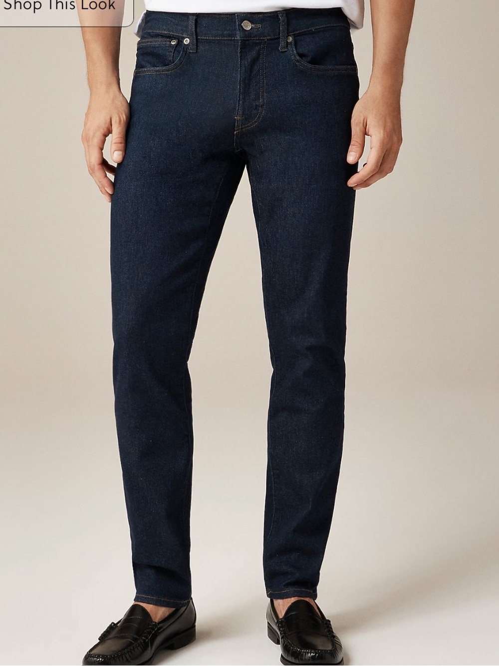 J crew 484 Slim-fit stretch jean in aged indigo wash